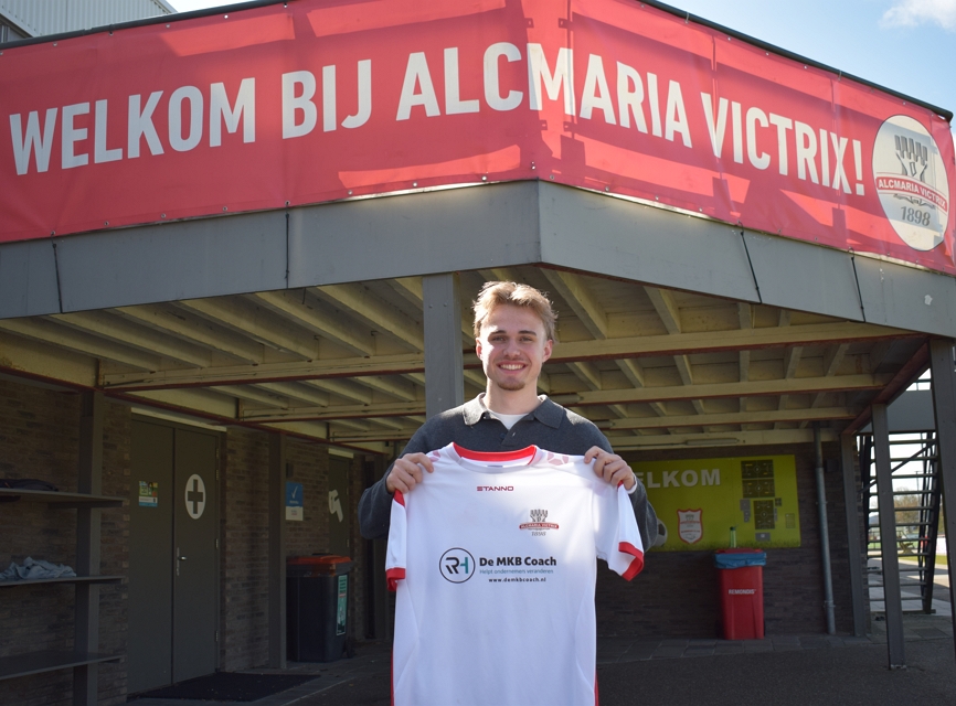 Max Leegwater (Kolping Boys O23-1) eerste aanwinst Zondagselectie Alcmaria Victrix
