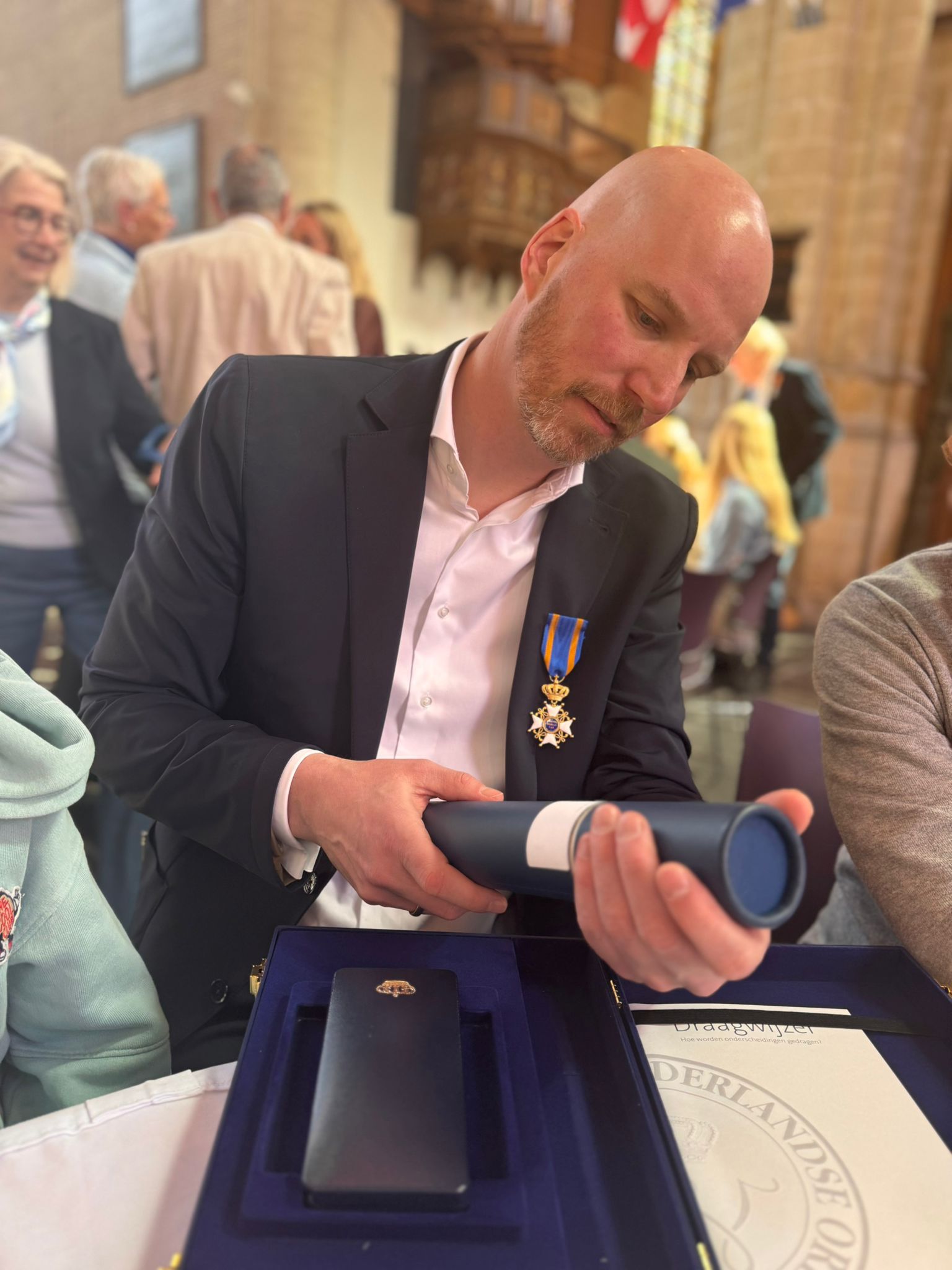 Sander Schouten Ridder in de Orde van de Nederlandse Leeuw