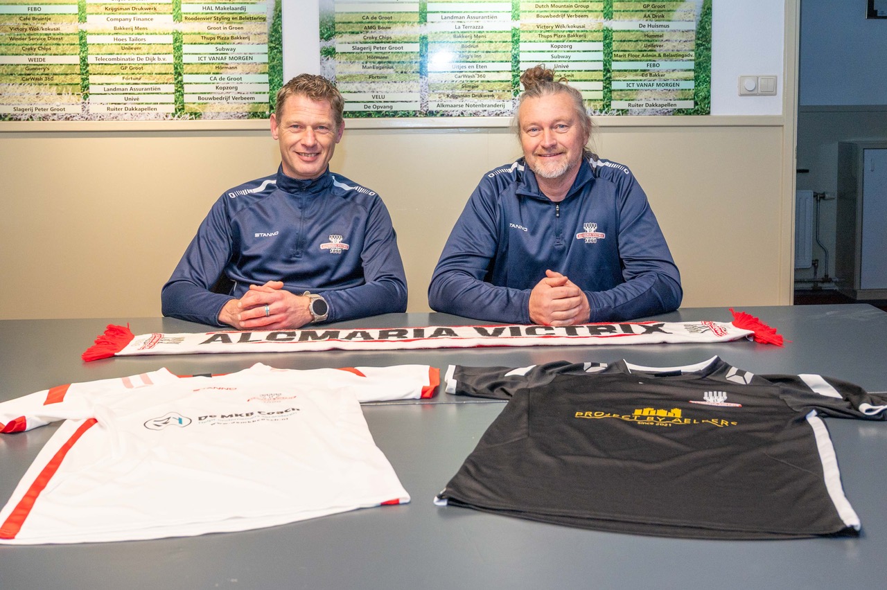 Technische staf Zondag 1 en Alcmaria Victrix verlengen samenwerking